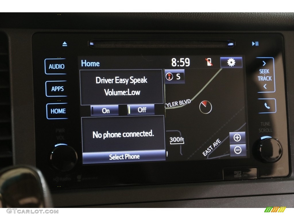 2015 Sienna XLE AWD - Shoreline Blue Pearl / Ash photo #10
