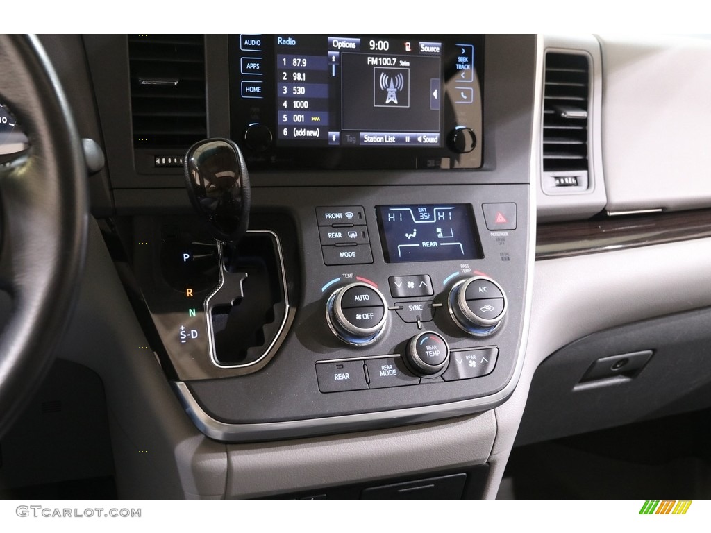 2015 Sienna XLE AWD - Shoreline Blue Pearl / Ash photo #14