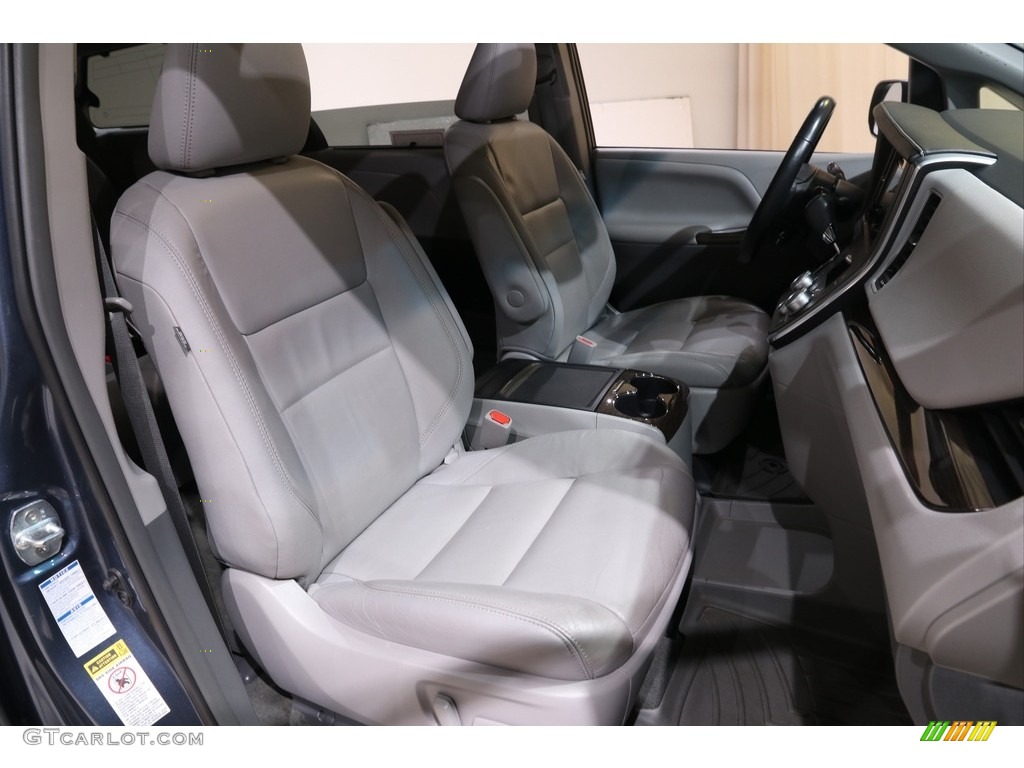 2015 Sienna XLE AWD - Shoreline Blue Pearl / Ash photo #18