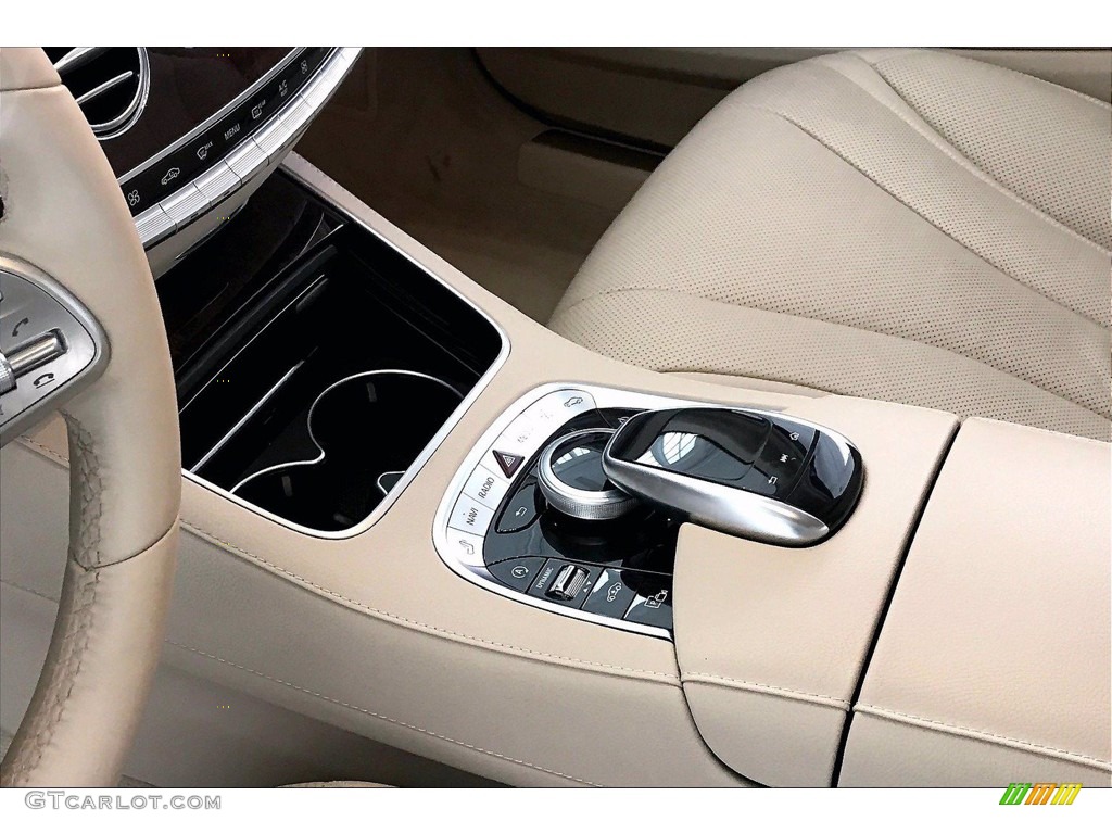 2018 S 450 Sedan - designo Diamond White Metallic / Silk Beige/Espresso Brown photo #17