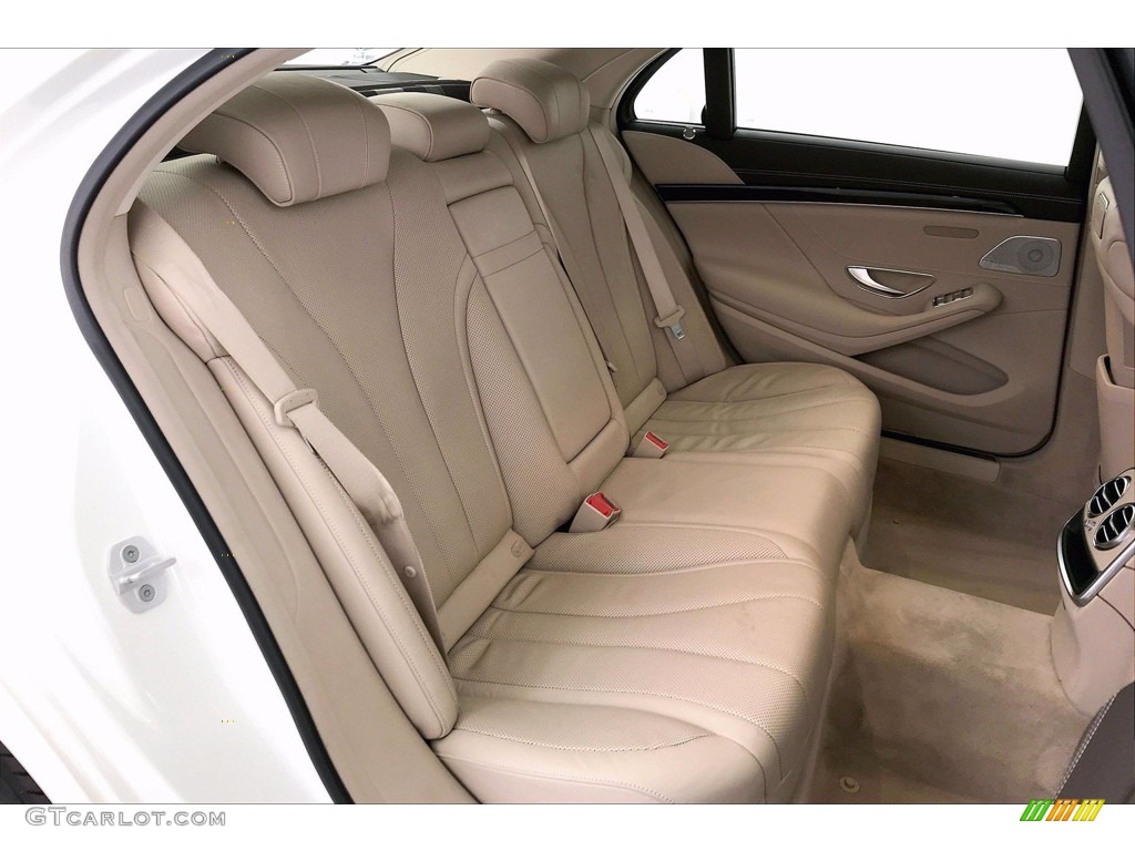 2018 S 450 Sedan - designo Diamond White Metallic / Silk Beige/Espresso Brown photo #19