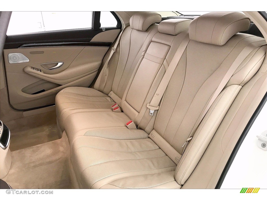 2018 S 450 Sedan - designo Diamond White Metallic / Silk Beige/Espresso Brown photo #20