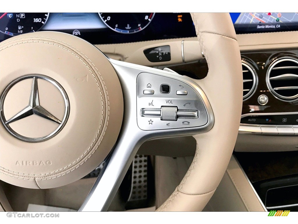 2018 S 450 Sedan - designo Diamond White Metallic / Silk Beige/Espresso Brown photo #22