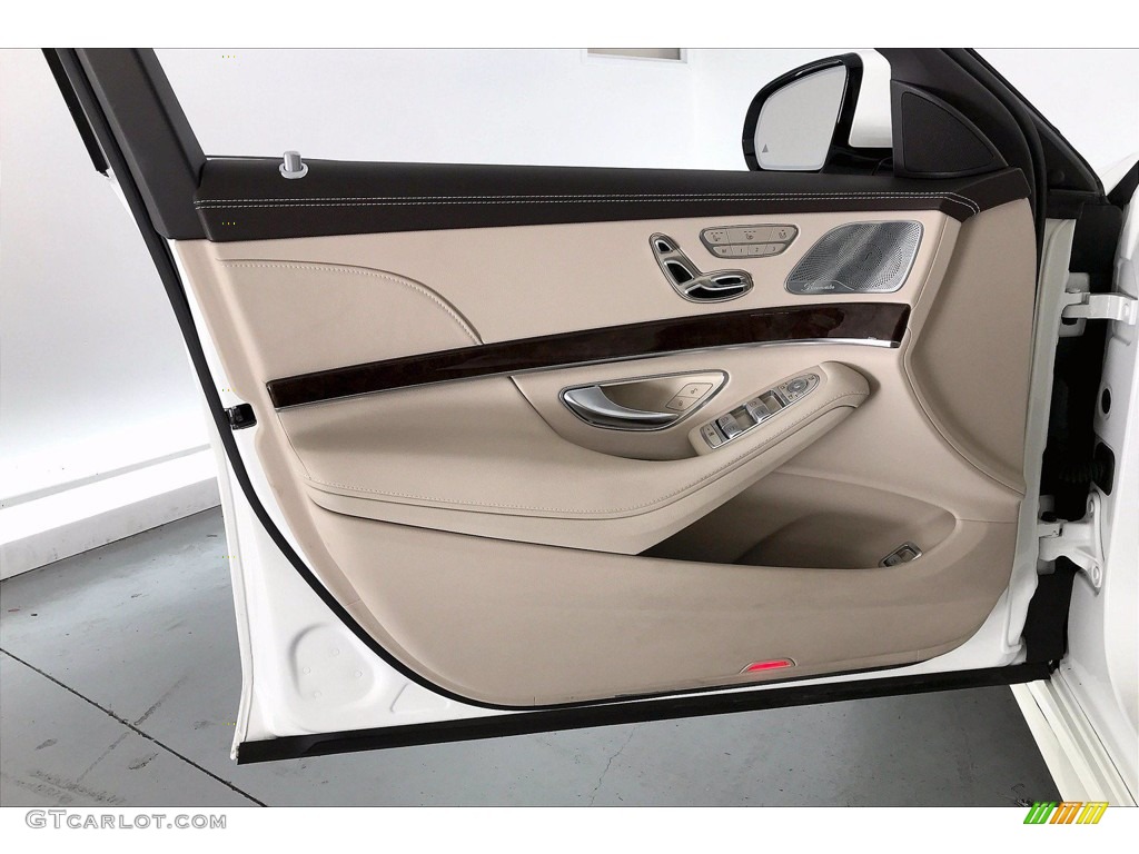 2018 S 450 Sedan - designo Diamond White Metallic / Silk Beige/Espresso Brown photo #26