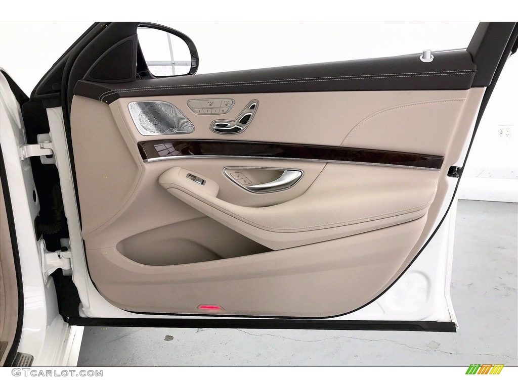 2018 S 450 Sedan - designo Diamond White Metallic / Silk Beige/Espresso Brown photo #27
