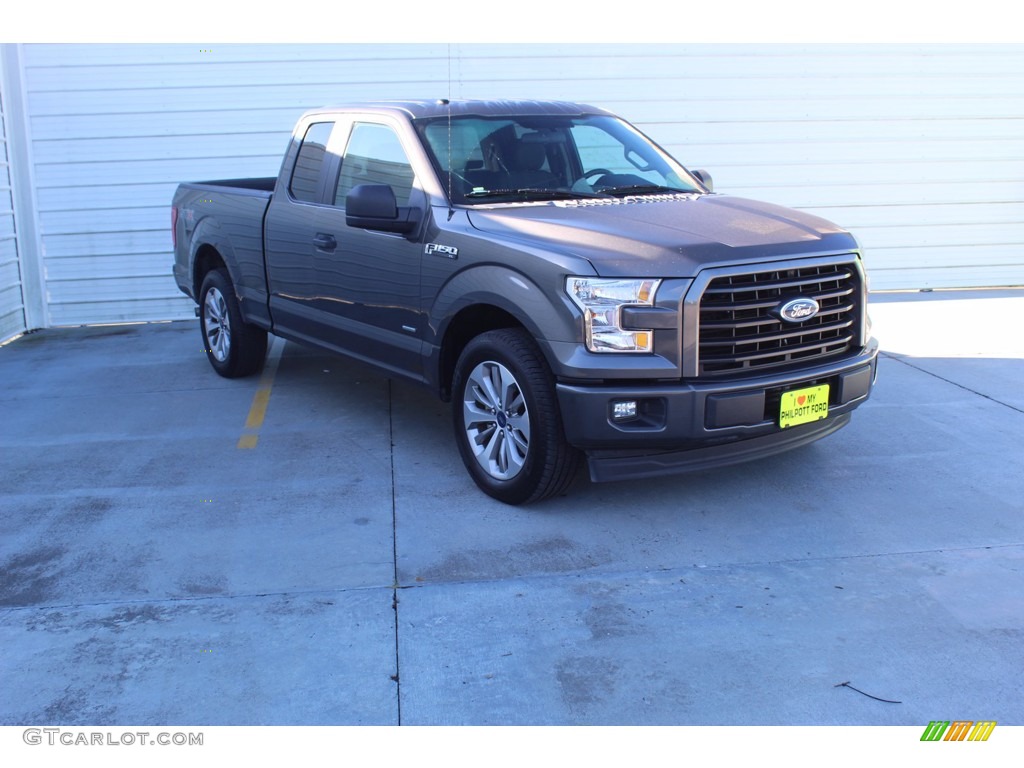 2017 F150 XL SuperCab - Lithium Gray / Black photo #2