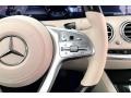 Silk Beige/Espresso Brown Steering Wheel Photo for 2020 Mercedes-Benz S #140448479