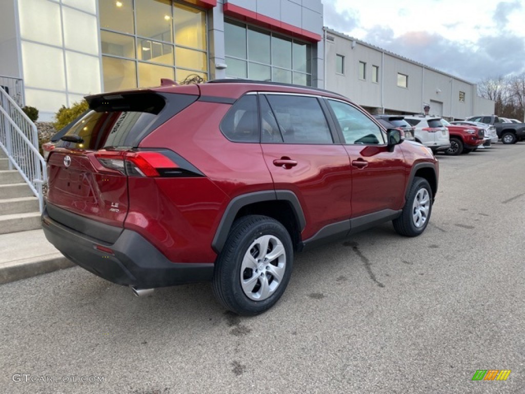 2021 RAV4 LE AWD - Ruby Flare Pearl / Black photo #13