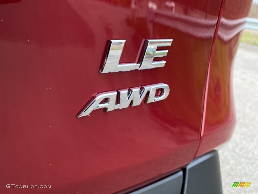 2021 RAV4 LE AWD - Ruby Flare Pearl / Black photo #19