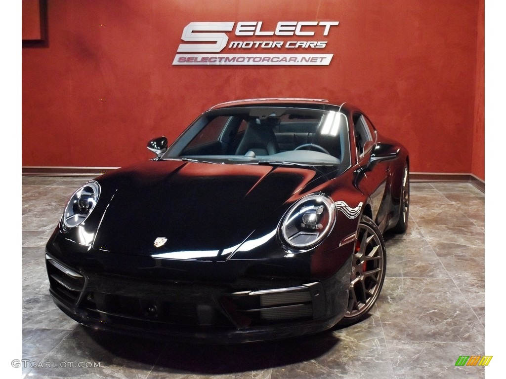 2020 911 Carrera 4S - Black / Black photo #1