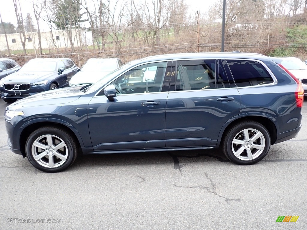 2020 XC90 T6 AWD Momentum - Denim Blue Metallic / Maroon photo #7