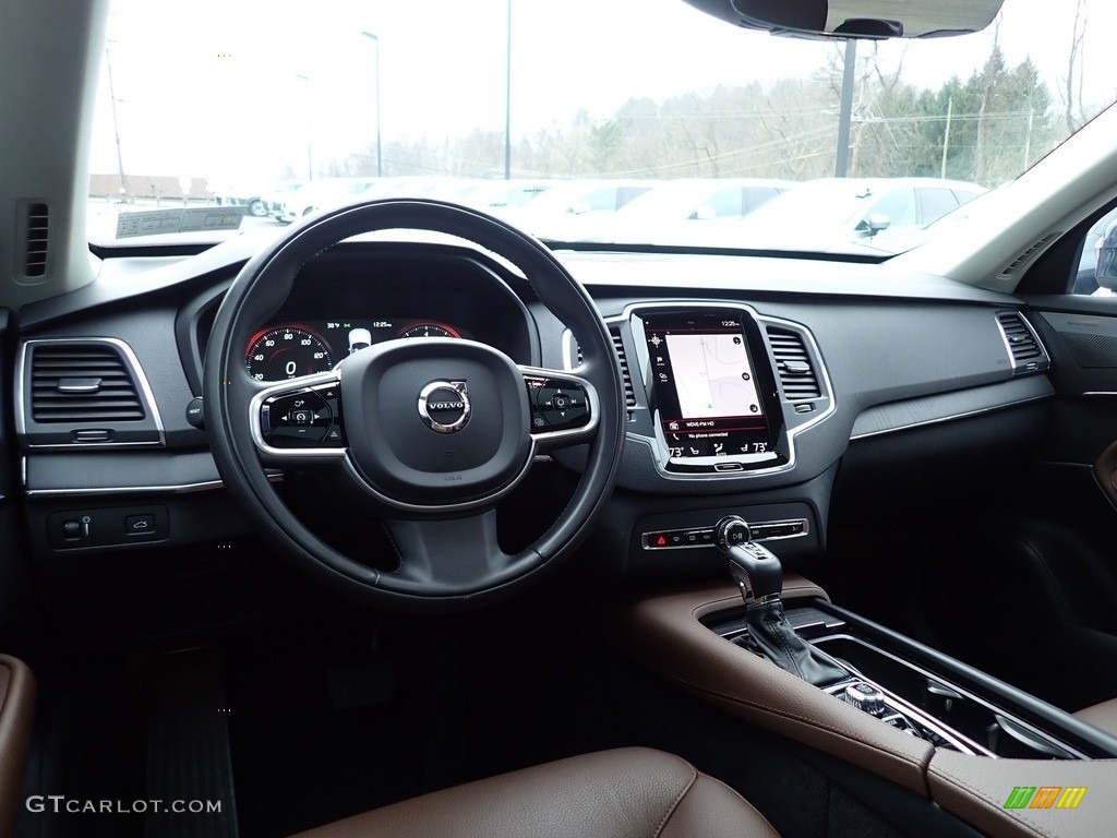 2020 XC90 T6 AWD Momentum - Denim Blue Metallic / Maroon photo #14