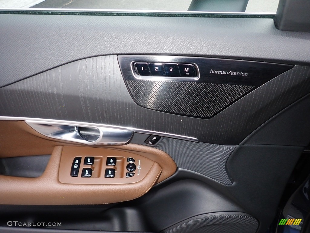 2020 XC90 T6 AWD Momentum - Denim Blue Metallic / Maroon photo #16