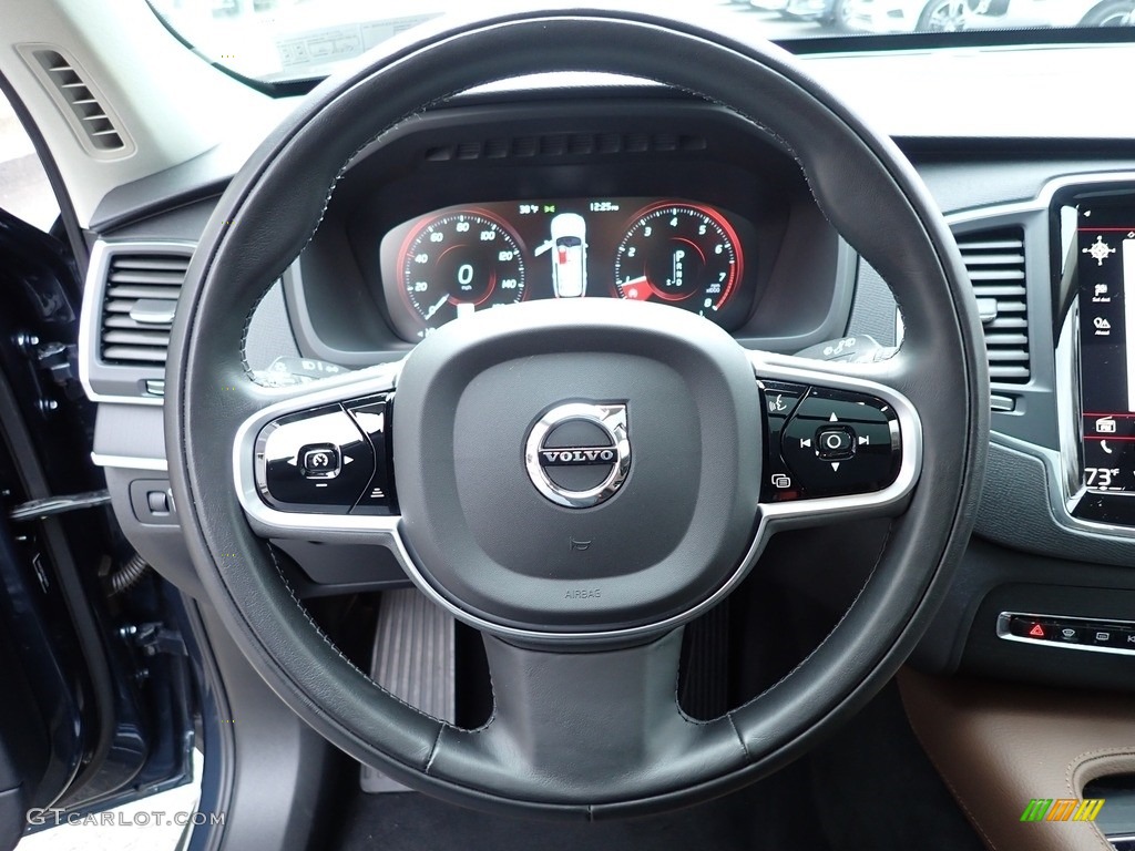 2020 XC90 T6 AWD Momentum - Denim Blue Metallic / Maroon photo #20
