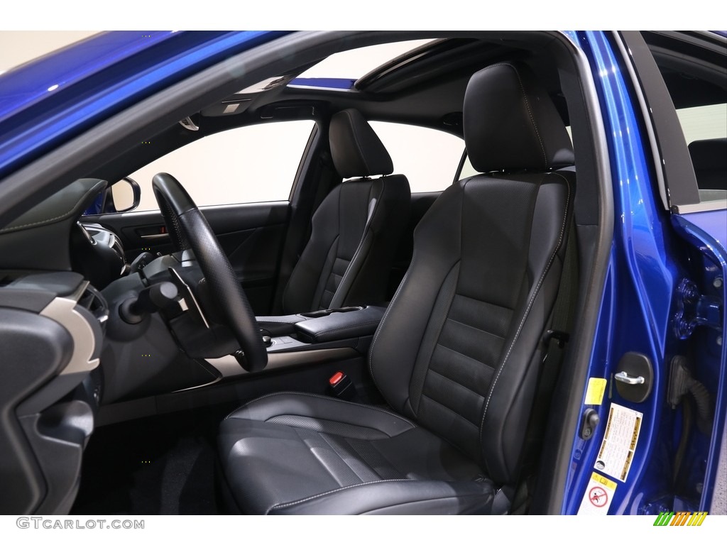Black Interior 2018 Lexus IS 350 F Sport AWD Photo #140452273