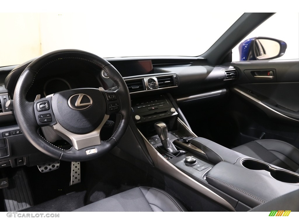 2018 Lexus IS 350 F Sport AWD Black Dashboard Photo #140452285