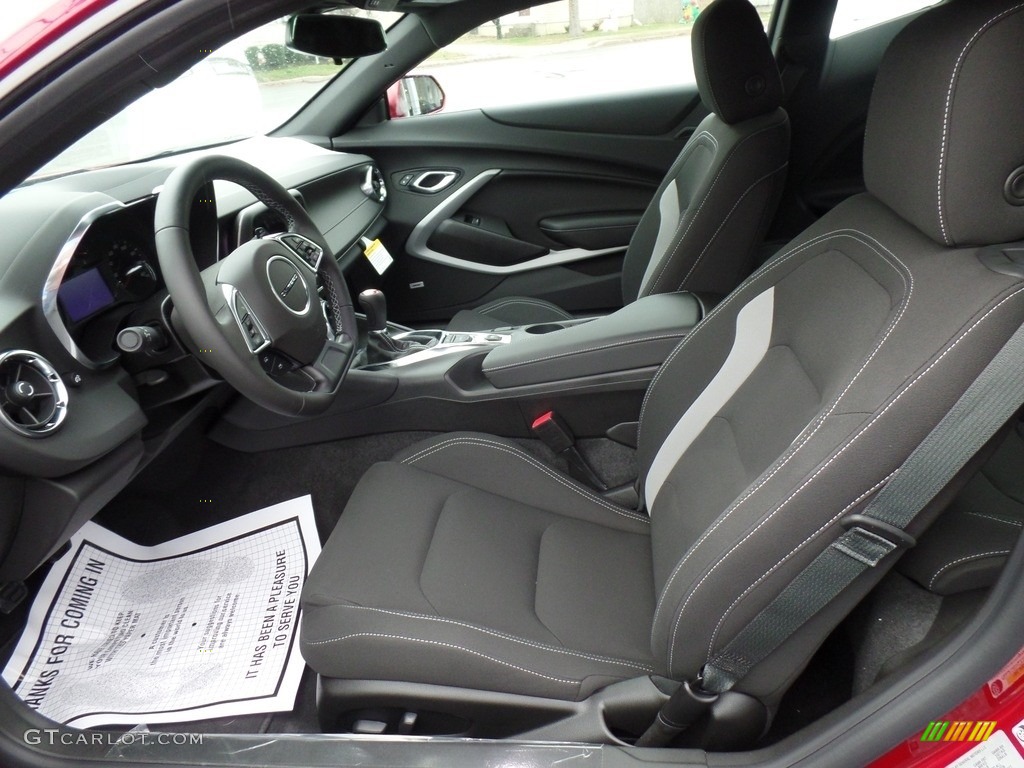 Jet Black Interior 2021 Chevrolet Camaro LT1 Coupe Photo #140452795