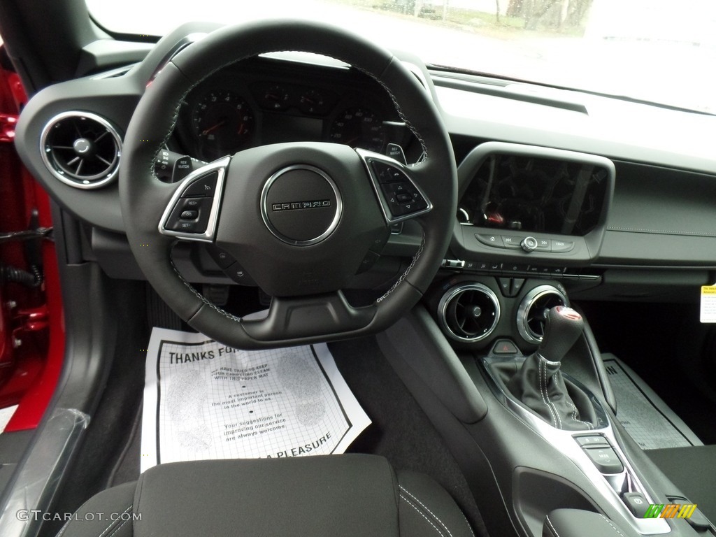 2021 Chevrolet Camaro LT1 Coupe Jet Black Dashboard Photo #140452846