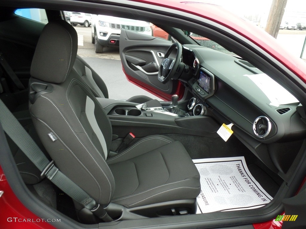 Jet Black Interior 2021 Chevrolet Camaro LT1 Coupe Photo #140453188