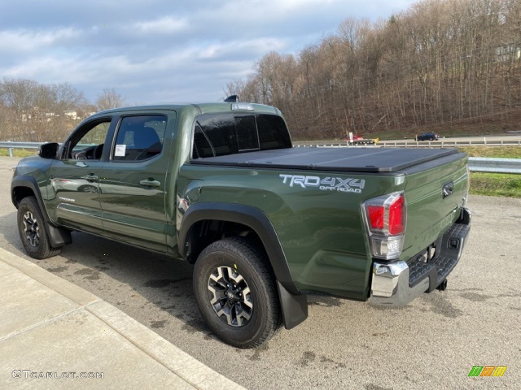2021 Tacoma TRD Off Road Double Cab 4x4 - Army Green / TRD Cement/Black photo #2