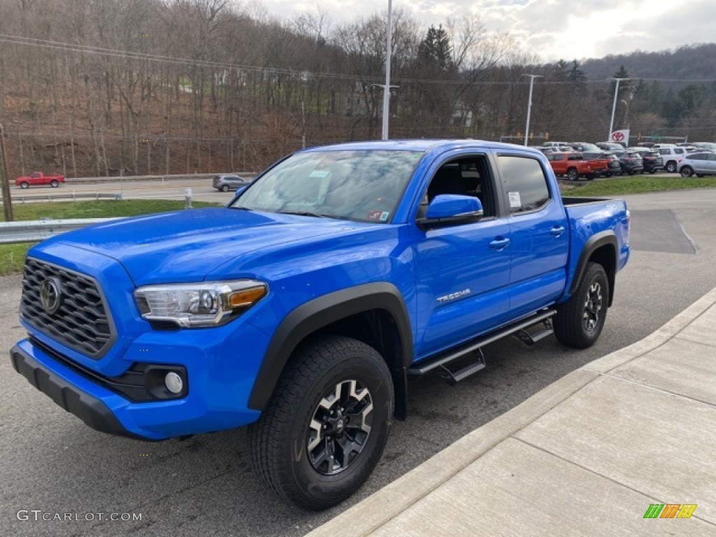 2021 Tacoma TRD Off Road Double Cab 4x4 - Voodoo Blue / TRD Cement/Black photo #12