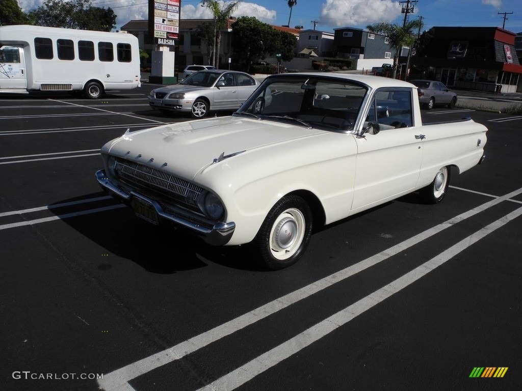 White 1961 Ford Falcon Ranchero Pickup Exterior Photo #140455123