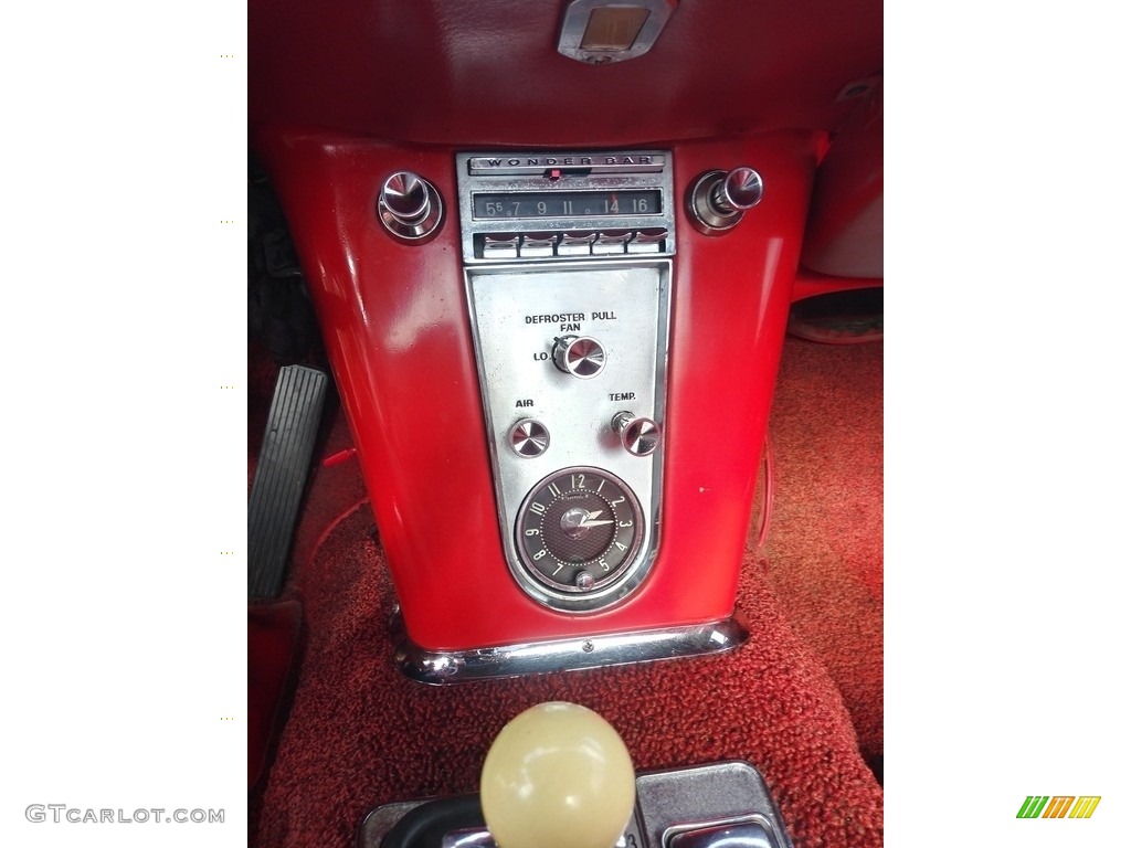 1962 Chevrolet Corvette Convertible Controls Photos