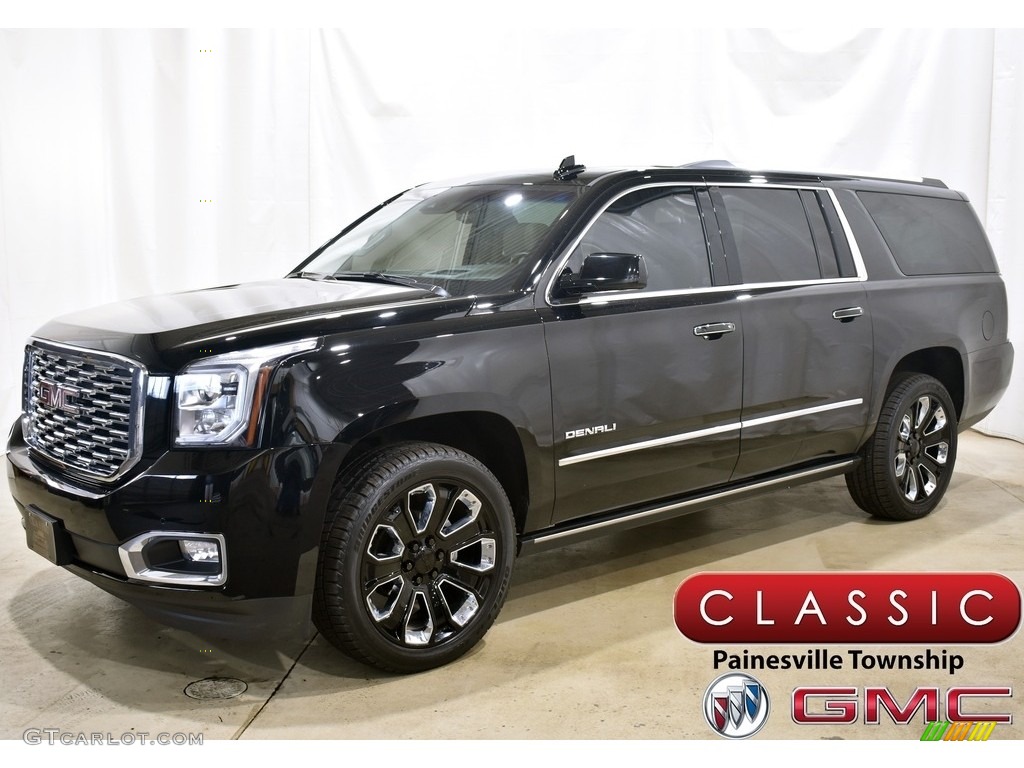 2019 Yukon XL Denali 4WD - Onyx Black / Cocoa/Shale photo #1