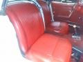 1962 Chevrolet Corvette Red Interior Front Seat Photo