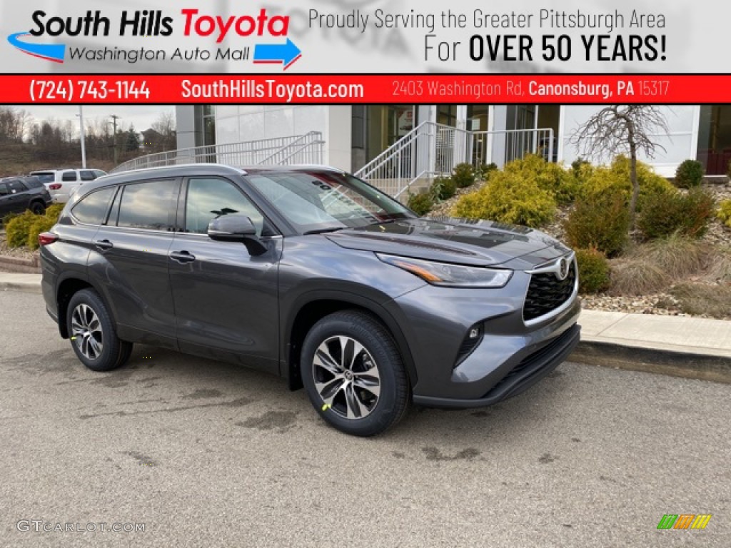 2021 Gray Metallic Toyota Highlander XLE AWD 140450477 Photo