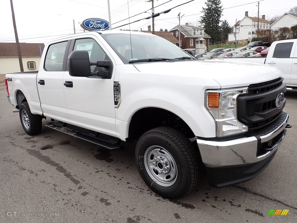 Oxford White 2021 Ford F250 Super Duty XL Crew Cab 4x4 Exterior Photo #140456824