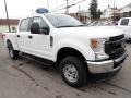 Front 3/4 View of 2021 F250 Super Duty XL Crew Cab 4x4