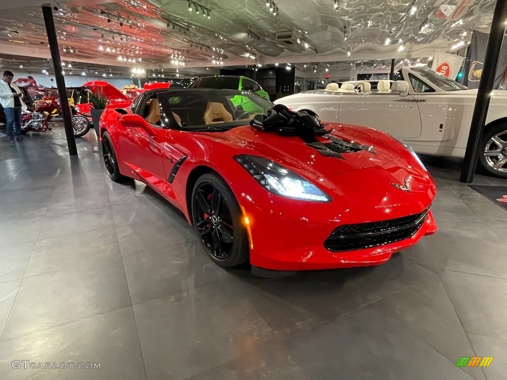 2014 Corvette Stingray Coupe Z51 - Torch Red / Jet Black photo #23