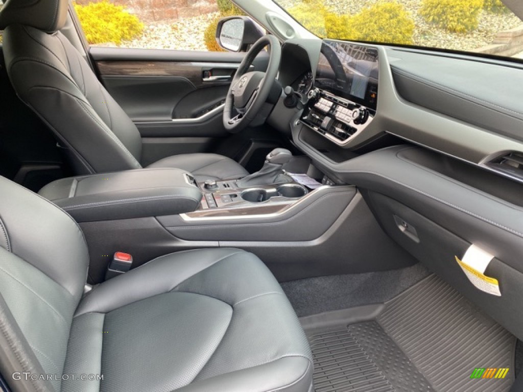Black Interior 2021 Toyota Highlander Limited AWD Photo #140457466