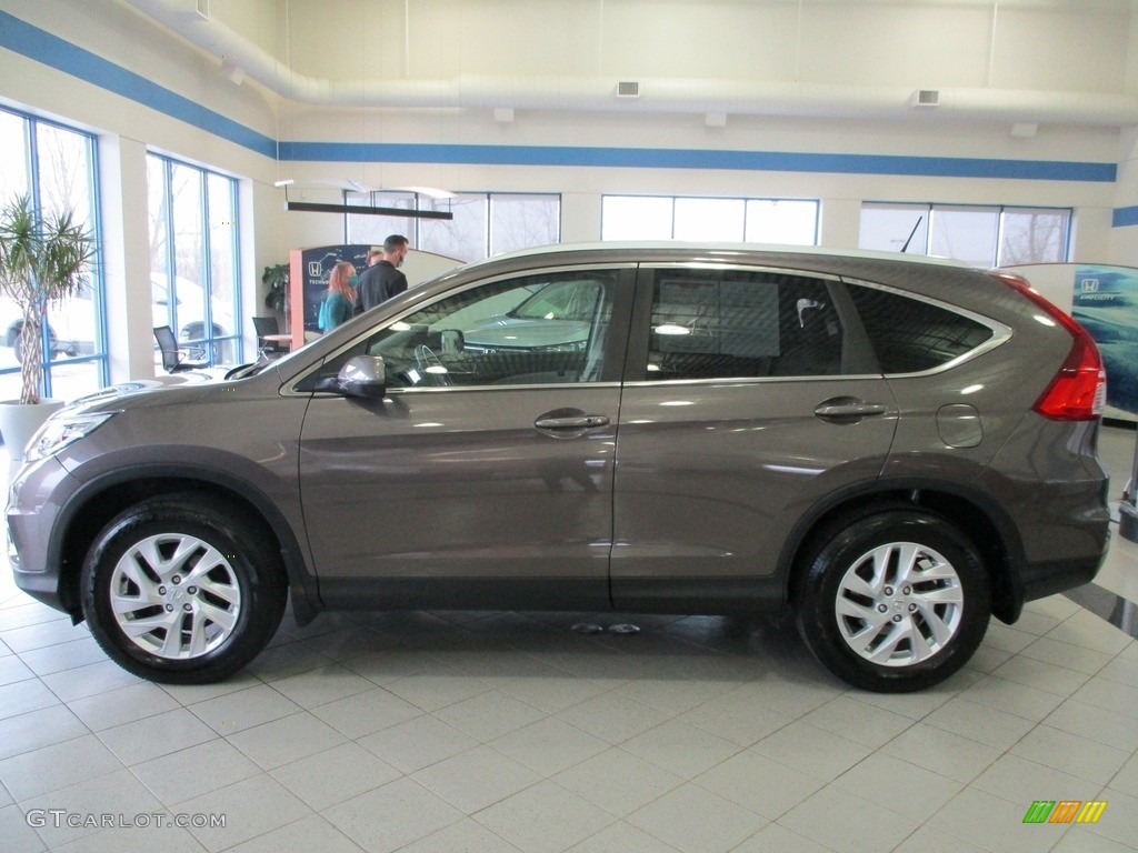 2016 CR-V EX-L AWD - Urban Titanium Metallic / Gray photo #9