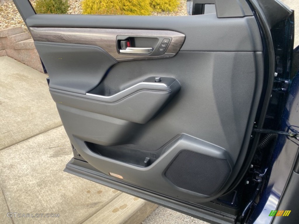 2021 Toyota Highlander Limited AWD Black Door Panel Photo #140457679