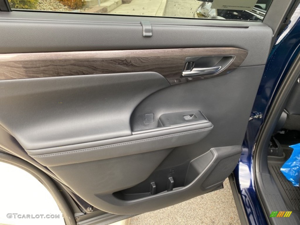 2021 Toyota Highlander Limited AWD Black Door Panel Photo #140457856