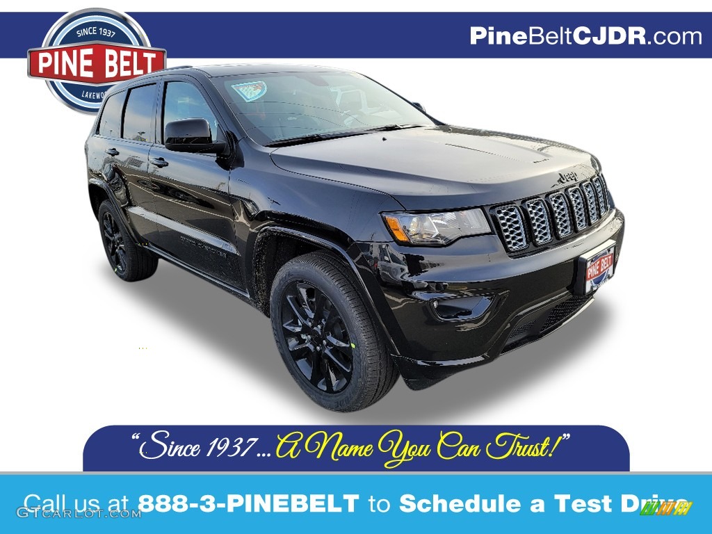 2021 Grand Cherokee Laredo 4x4 - Diamond Black Crystal Pearl / Black photo #1