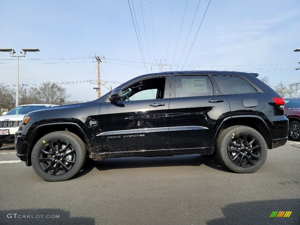 Diamond Black Crystal Pearl 2021 Jeep Grand Cherokee Laredo 4x4 Exterior Photo #140458156