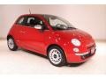 2015 Rosso (Red) Fiat 500 Lounge  photo #1