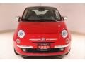 2015 Rosso (Red) Fiat 500 Lounge  photo #2