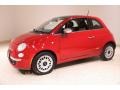 2015 Rosso (Red) Fiat 500 Lounge  photo #3
