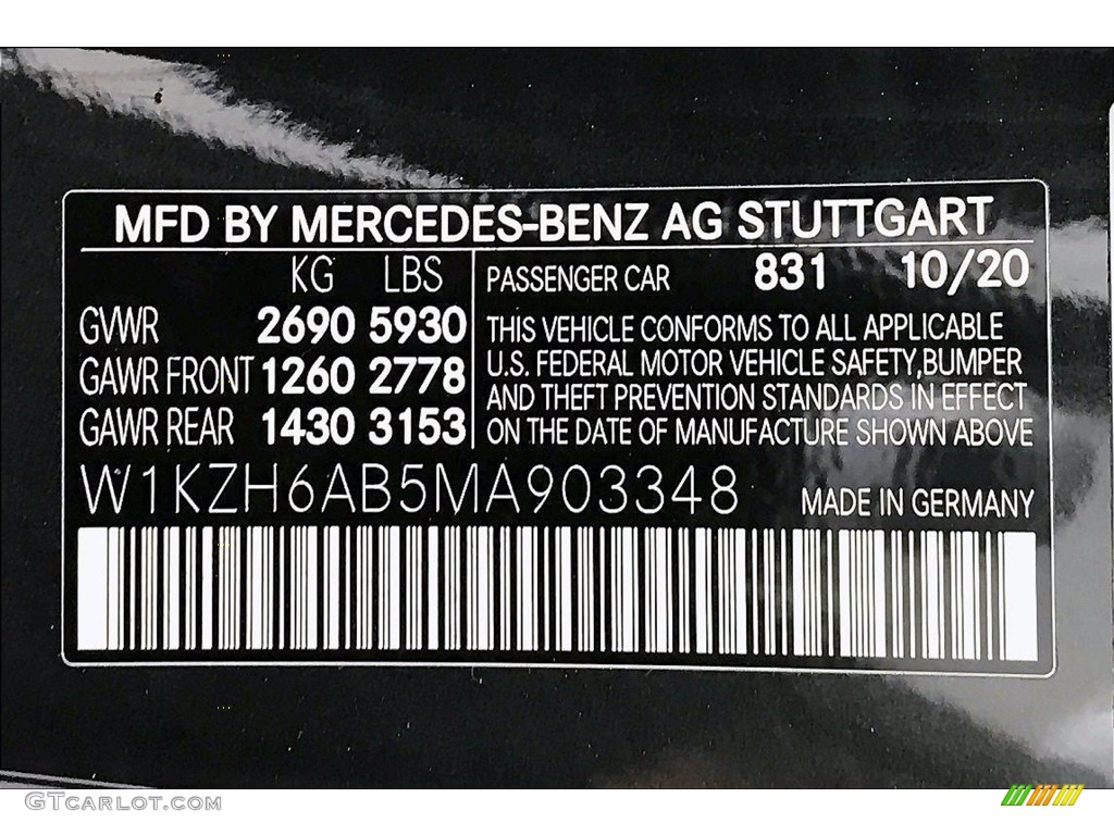 2021 Mercedes-Benz E 450 4Matic All-Terrain Wagon Color Code Photos