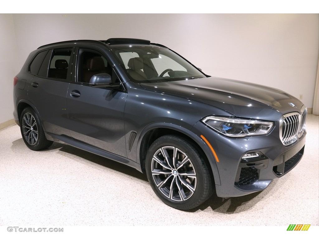 2019 X5 xDrive40i - Arctic Grey Metallic / Coffee photo #1