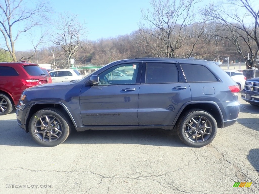 2021 Grand Cherokee Limited 4x4 - Slate Blue Pearl / Black photo #7