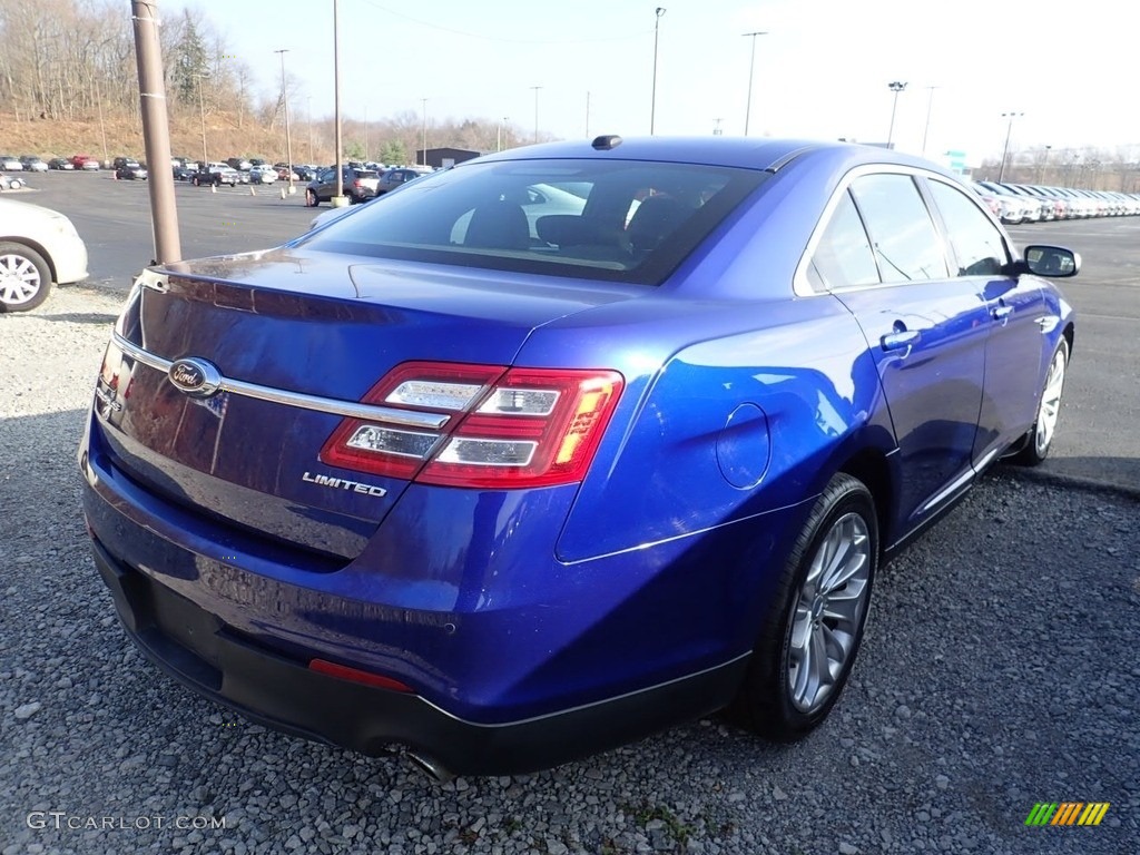 2013 Taurus Limited - Deep Impact Blue Metallic / Charcoal Black photo #4