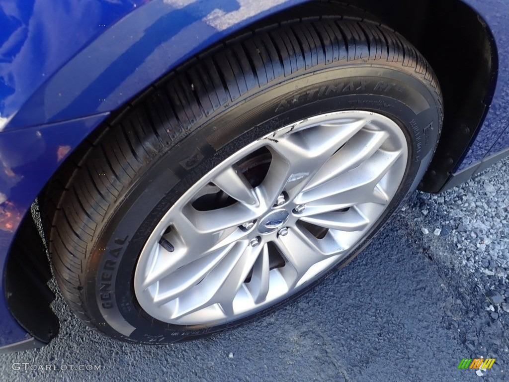2013 Taurus Limited - Deep Impact Blue Metallic / Charcoal Black photo #7