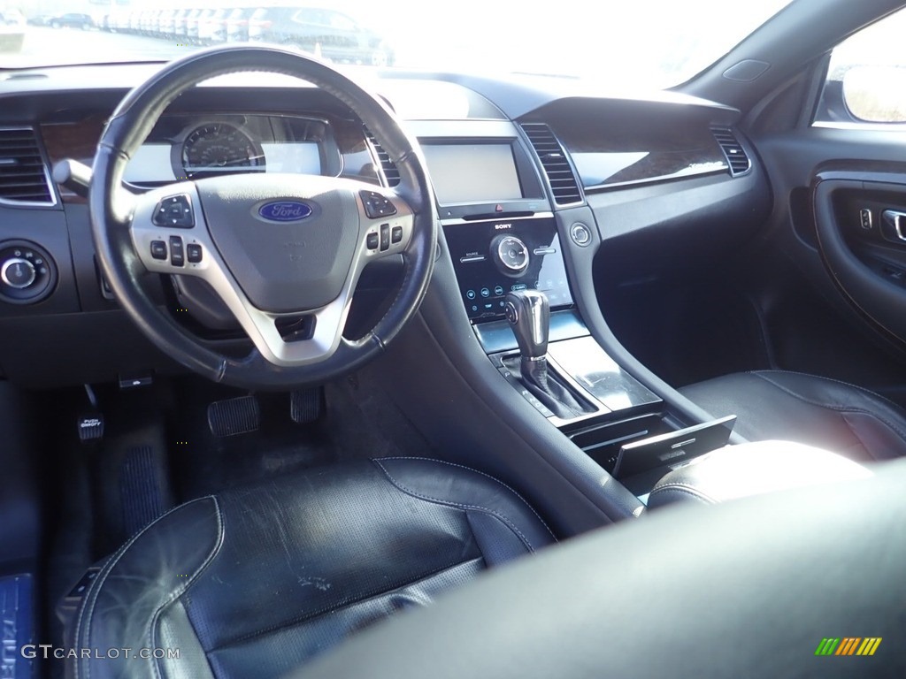 2013 Taurus Limited - Deep Impact Blue Metallic / Charcoal Black photo #10