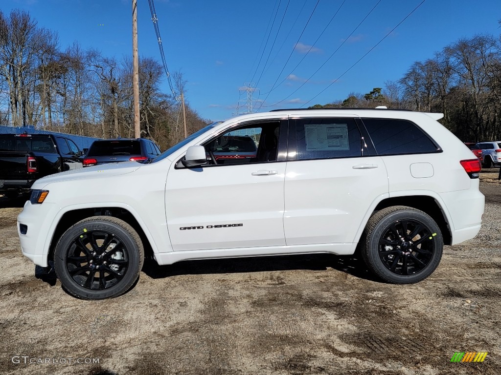 Bright White 2021 Jeep Grand Cherokee Laredo 4x4 Exterior Photo #140463826