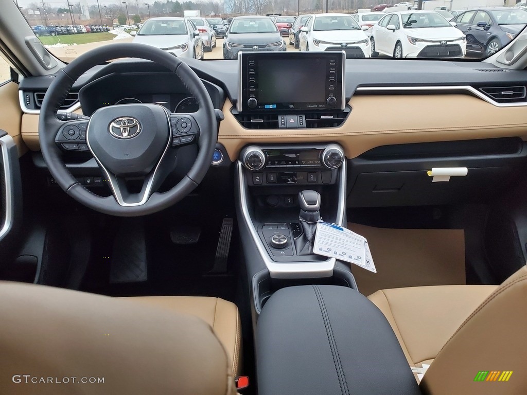 2021 Toyota RAV4 XLE AWD Hybrid Nutmeg Dashboard Photo #140464375